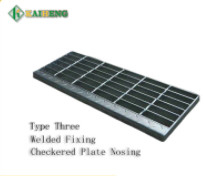 T3 Loại thép Grate Cầu thang Treads 30mm Thanh chịu lực Pitch
