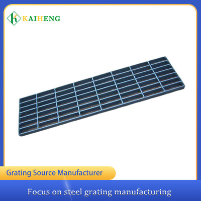 30mm Thanh chịu lực Pitch Thép Grate Cầu thang Treads Các bước khoan kim loại