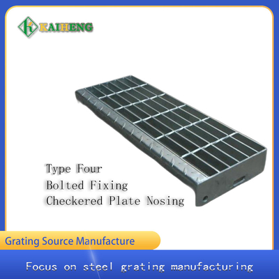 T4 Rô-rô-măng-rô Thép mạ kim loại Grate cầu thang Chiều dài 60mm