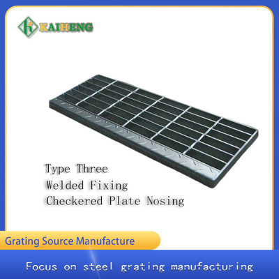 Hàn thép phẳng T3 Grate cầu thang Treads Kim loại Grate cho các bước