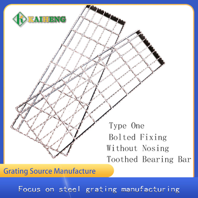 T1 Hàn cầu thang thép mạ kẽm Treads Cầu thang răng cưa