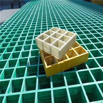 Lưới tản nhiệt bằng nhựa FRP Pultrnded Grating Lưới tản nhiệt cho cửa hàng 4S rửa xe