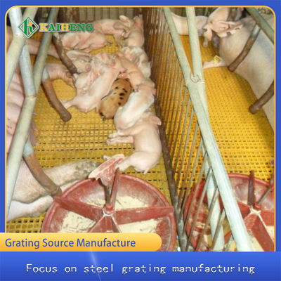 Tấm lưới bằng sợi thủy tinh FRP Tấm lưới đúc khuôn Sàn lồng cho chăn nuôi gia cầm